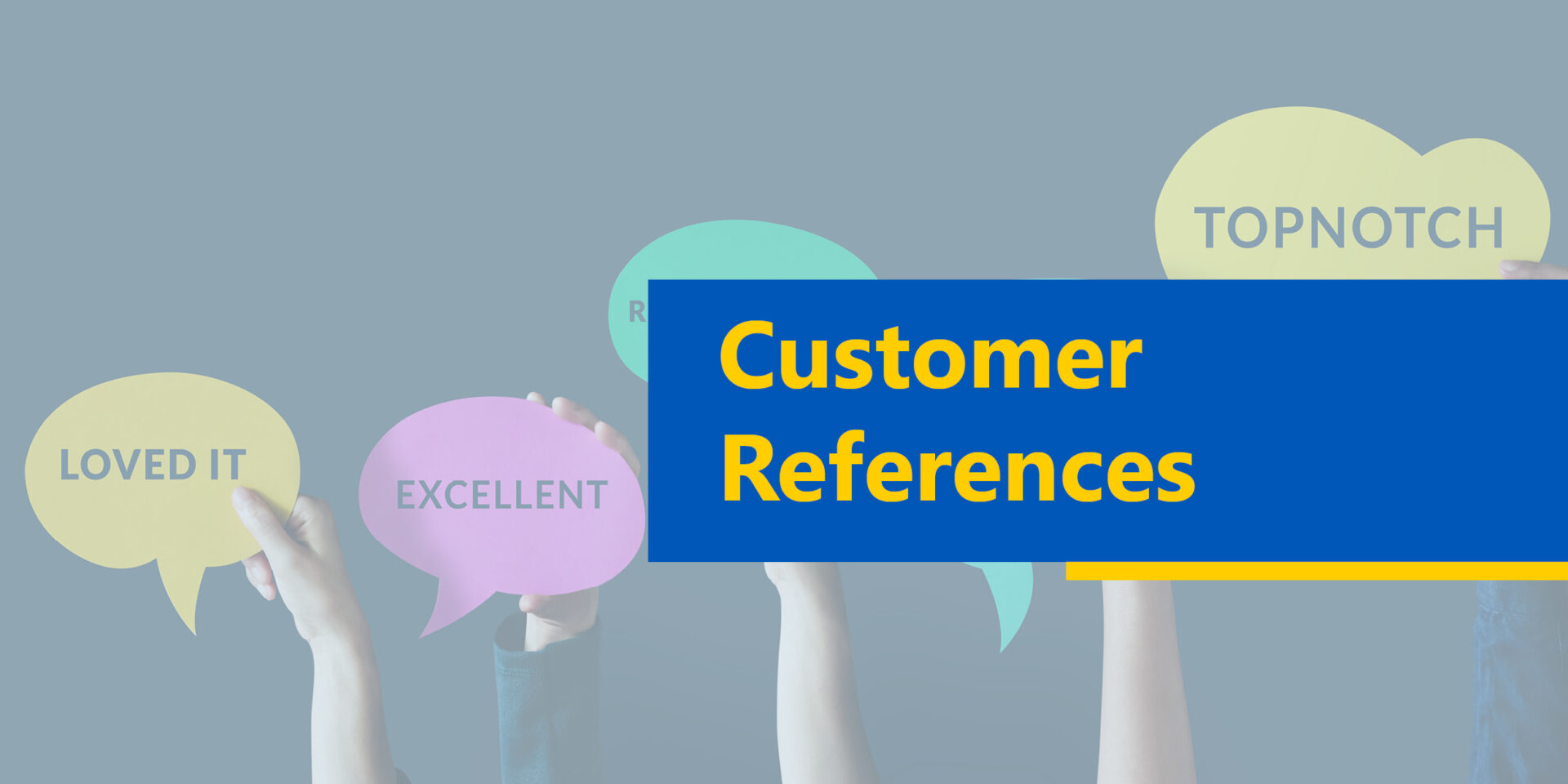 Customer References Graphic